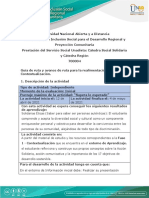 Guía de Ruta y Avance de Ruta para La Realimentación - Fase 1 - Contextualización