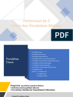 Pertemuan Ke-2 Islam Dan Peradaban Melayu