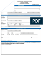 ELECTRONIC FUNDS TRANSFER FORM