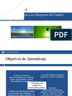 Módulo 4 Introducción a La Mitigación Del Cambio Climático