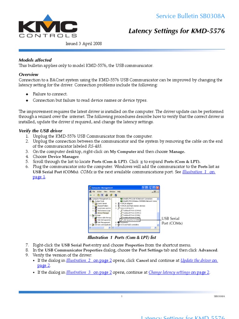 KMD5576 Interface PDF Device Driver Usb