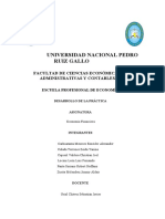 UNIVERSIDAD NACIONAL PEDRO RUIZ GALLO economía financiera