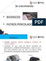 Clase Filtros Percoladores y Biodiscos