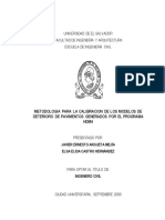 Metodología Para La Calibración de Los Modelos de Deterioro de Pavimentos Generados Por El Programa HDM4