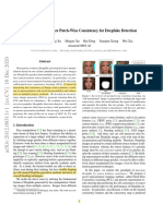 Learning To Recognize Patch-Wise Consistency For Deepfake Detection