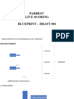 Parbest Live Scoring Blueprint - Draft 001: Design and RDMS Are To Be Amended Depending On Users' Requirements