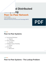 Advanced Distributed Computing Peer-to-Peer Network Systems