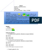 Separación hidráulica de sílice y galena mediante elutriación