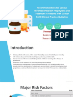 Recommendations For Venous Thromboembolism Prophylaxis and Treatment in Patients With Cancer ASCO Clinical Practice Guideline