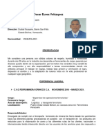 CV Oscar Eurea Velasquez