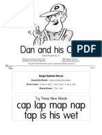 Dan and His Cap: Cap Lap Map Nap Tap Is His Wet
