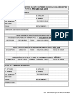 Formulario para Elegir Por Poder 2019