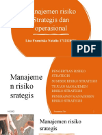 manajemen risiko Strategis dan operasional