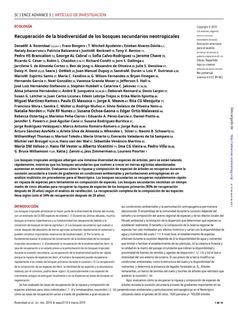 Texto de Ingles Traducido PDF Los bosques Biodiversidad