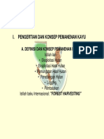 Kkh 301 Slide Pengertian Dan Konsep Pemanenan Kayu