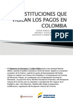 Instituciones Que Vigilan Los Pagos en Colombia - DC