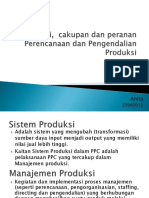 Perencanaan Dan Pengendalian Produksi