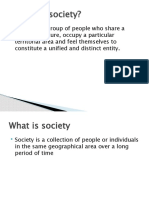 Characteristics of Society and Culture (1)