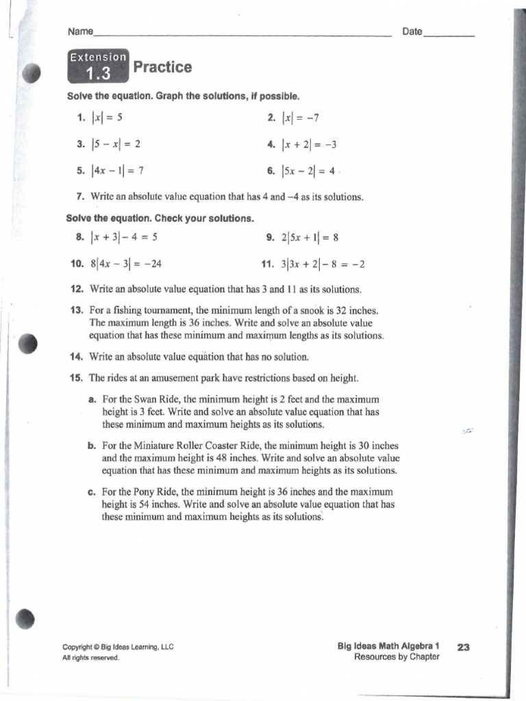 Lesson 1-3 | PDF