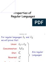 Properties of Regular Languages: Costas Busch - LSU 1