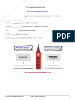 Presente Simple Vs Continuo - Ejercicio 5