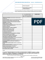 Formulario de Inspeccion Diaria Del Vehiculo