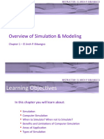 Overview of Simulation & Modeling: Chapter 1 - El Jireh P. Bibangco