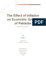 Sociology Project Proposal (Group 4 - Inflation in Pakistan)