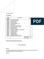 Plandstudio y Contenidos Minimos 5 Año