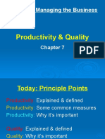07 - Productivity & Quality - Winter 2021