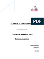 Séance 13 - Pacte social sports - Evaluation synthèse