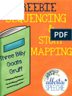 Three Billy Goats Gruff Story Mapping and Sequencing
