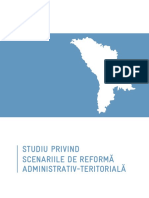 Studiul Privind Scenariile de Reforma Administrativ-Teritoriala Elaborat in Decembrie 2018
