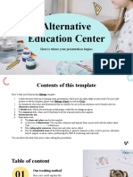Alternative Education Center by Slidesgo
