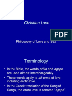 Christian Love: Philosophy of Love and Sex
