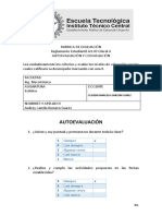 Evaluación estudiantil auto y coevaluación