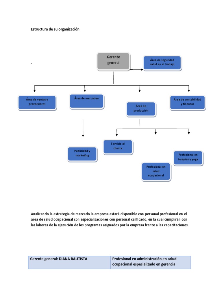Estructura de Su Organización | PDF | Crecimiento personal y ...