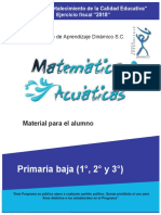 3.1 Material para El Alumno (PB) - Matemáticas Acuáticas