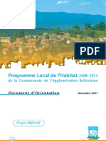 Séance 4 - Programme local de l'habitat - Document Orientation