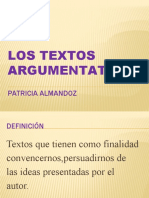 Textos Argumentativos