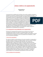 Algunas Cuestiones Relativas A La Argumentación (Duval)