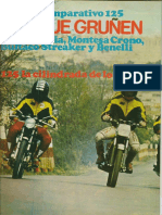Solo Moto Nº 185 Comparativo 125 Honda, Montesa Crono, Bultaco Streaker y Benelli (1979)