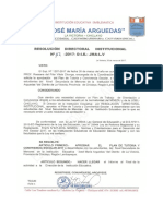 Plan de tutoría de la IE José María Arguedas