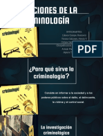 Funciones de La Criminología