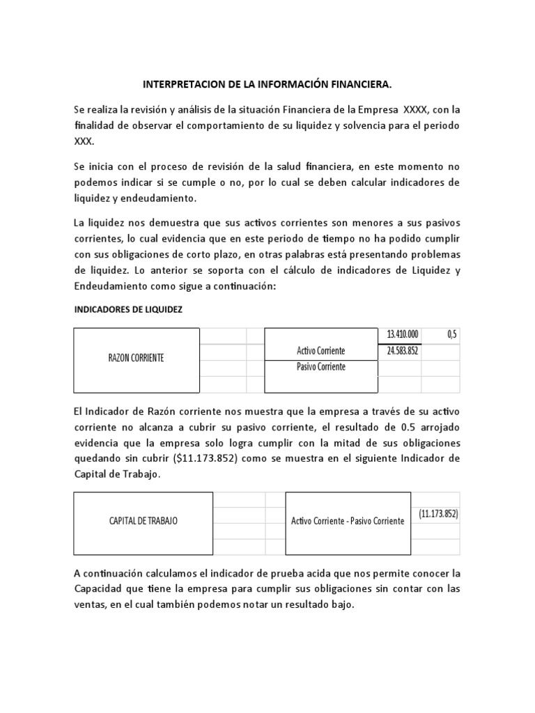 Ejemplo de Interpretacion de ESF | PDF
