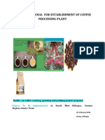 Project Proposal For Establishment of Coffee Processing Plant