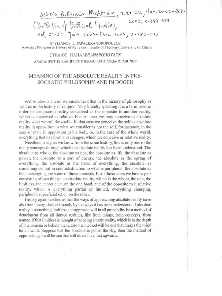 presocratic philosophy essays in honour of alexander mourelatos
