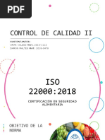 Iso - 22000 - 2018 Español | PDF | Análisis de Riesgo y Puntos Críticos ...