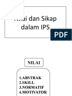 Nilai Dan Sikap Dalam IPS.
