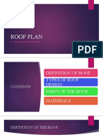 Roof Plan: By: Engr. Danielyn F. Plazos